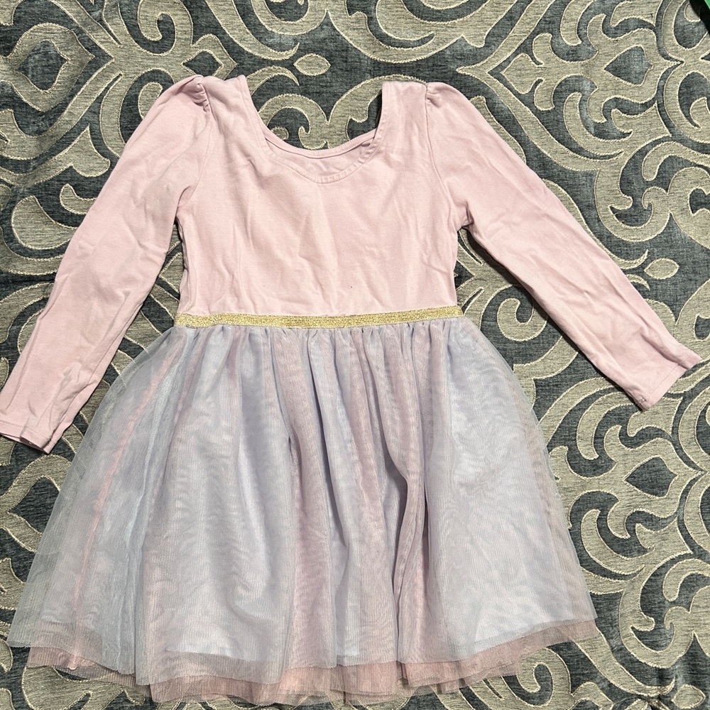 Disney Pink and White Casual Dress with Sparkly Tutu - Picture 4 of 4